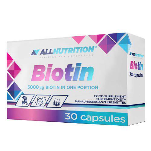 Allnutrition Biotin Food Supplement 5000mcg 30 Capsules