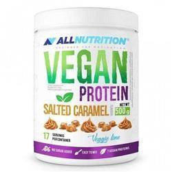 Allnutrition Vegan Protein with Salted Caramel Flavour with no Added Sugar 500g