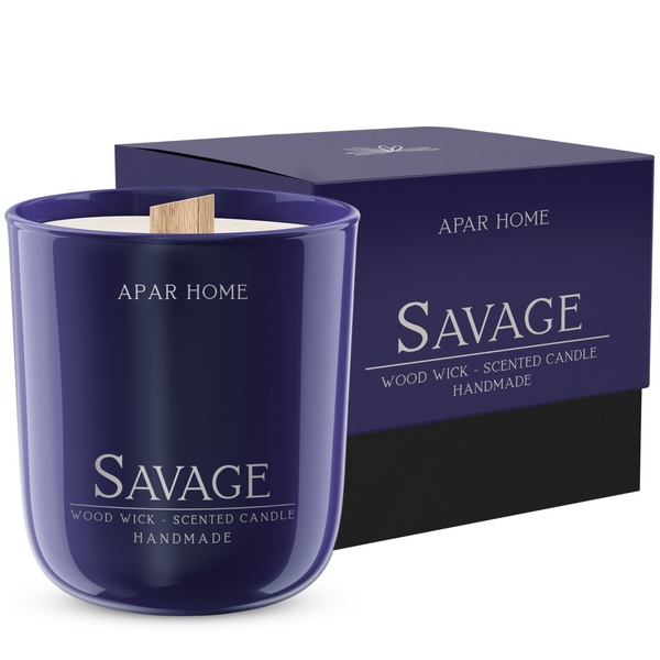 Apar Home Savage Soy Scented Candle in Glass 1 Piece