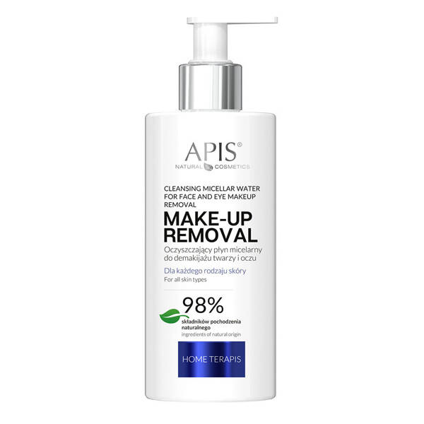 Apis Home Terapis Cleansing Micellar Water for Face and Eyes Makeup Removal 300ml