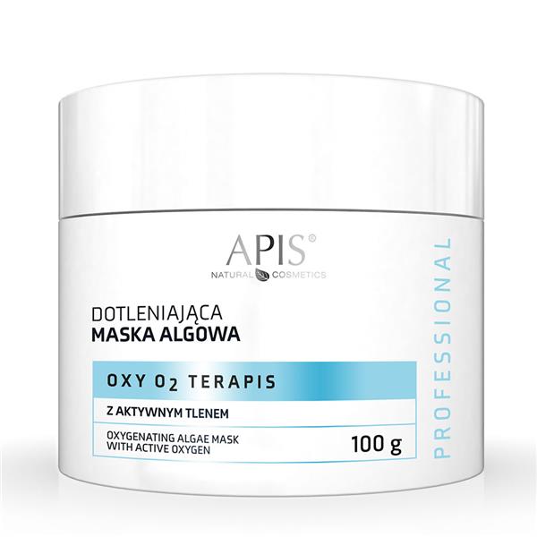 Apis Professional Oxy O2 Therapies Oxygenating Algae Mask with Active Oxygen for Dull Skin 100g