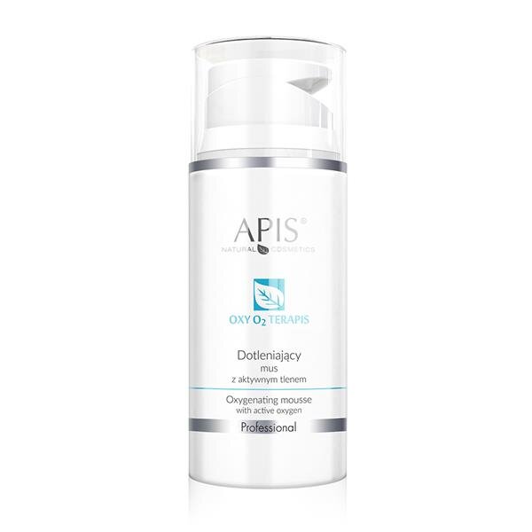 Apis Professional Oxy O2 Therapies Oxygenating Mousse with Active Oxygen for Gray and Tired Skin 100ml Best Before 22.12.24