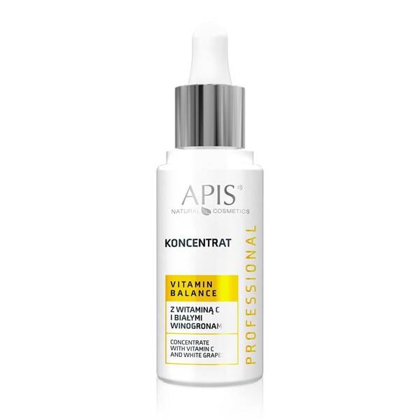 Apis Professional Vitamin Balance Concentrate with Vitamin C and White Grapes for Dry and Sensitive Skin 30ml