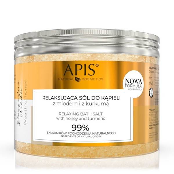 Apis Relaxing Bath Salt with Honey and Turmeric for All Skin Types 650g