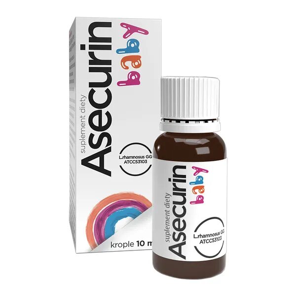 Asecurin Baby Drops for Replenishing Intestinal Microflora from 1st Day  10ml Best Before 30.09.24