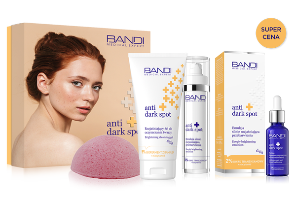 Bandi Anti Dark Spot Set Face Cleansing Gel 150ml Peeling 30ml Emulsion 50ml