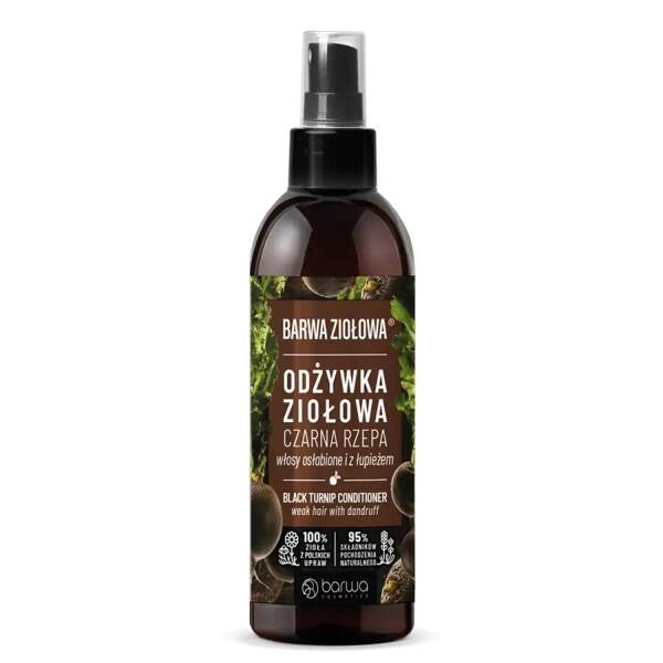 Barwa Herbal Conditioner Herbal Black Turnip Spray for Weakened Hair with Dandruff 250ml