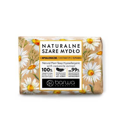 Barwa Natural Hypoallergenic Gray Soap with Chamomile Extract 90g