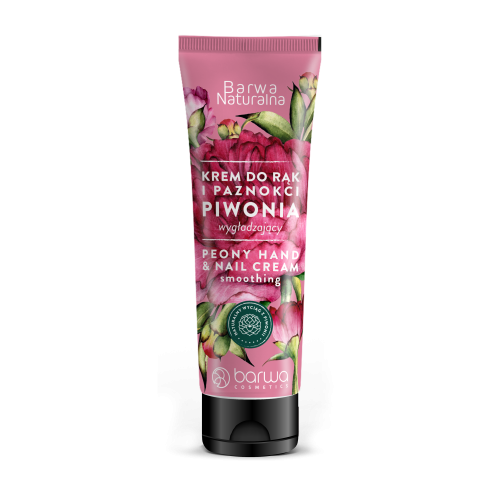 Barwa Natural Smoothing Hand and Nail Cream Peony 100ml