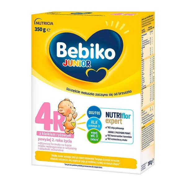 Bebiko Junior 4R Modified Milk with Vitamins for 2 Years Old Children 350g