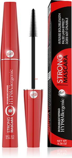 Bell HypoAllergenic Strong Mascara Black Intensively Highlighting Mascara 01 9g