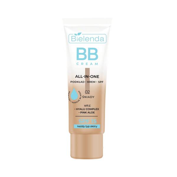 Bielenda All In One BB Cream for All Skin Types No. 02 Dark SPF15 30g