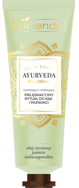 Bielenda Ayurveda Skin Yoga SPA Cream Moisturizing - Relaxing Hand and Nail Care Ritual 50ml