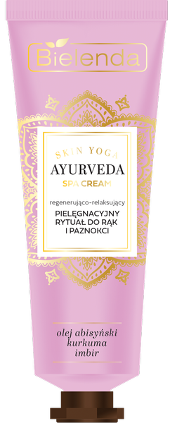 Bielenda Ayurveda Skin Yoga SPA Cream Regenerating - Relaxing Ritual for Hands and Nails 50ml