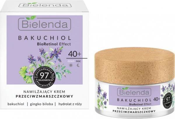 Bielenda BAKUCHIOL BioRetinol Effect Moisturizing Antiwrinkle Face Cream 40+ Day and Night 50 ml