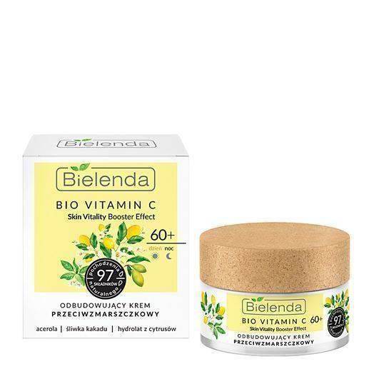 Bielenda Bio Vitamin C Rebuilding Anti Wrinkle Face Cream 60+ for Day and Night 50ml
