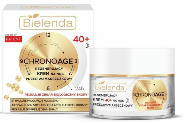 Bielenda Chrono Age 24 H Regenerating Anti-Wrinkle Cream 40+ for Night 50ml