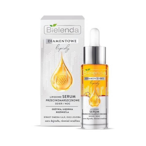 Bielenda Diamond Lipid Lipid Anti-Wrinkle Serum for Mature and Sensitive Skin Day and Night 30ml