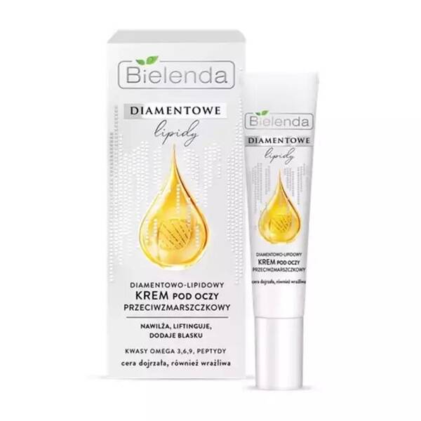 Bielenda Diamond Lipids Diamond-Lipid Anti-Wrinkle Eye Cream for Mature and Sensitive Skin 15ml