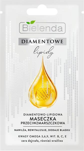 Bielenda Diamond Lipids Diamond-Lipid Anti-Wrinkle Mask for Mature and Sensitive Skin 8g