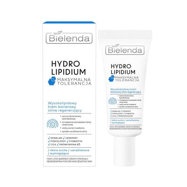 Bielenda Hydro Lipidium Maximum Tolerance High Lipid Barrier Cream Strongly Regenerating 50ml