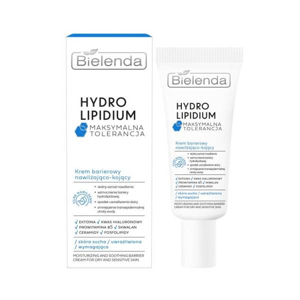 Bielenda Hydro Lipidium Maximum Tolerance Moisturizing and Soothing Barrier Cream 50ml