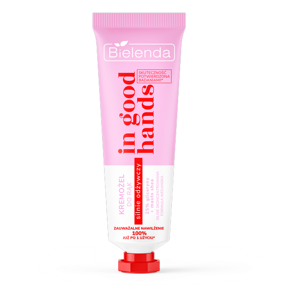 Bielenda In Good Hands Hand Cream Highly Nourishing 25% Glycerin and Shea Butter Vegan 50ml