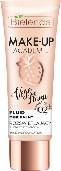 Bielenda Make Up Academie Vege Flumi Mineral Fluid Brightening Natural Beige 02 30g