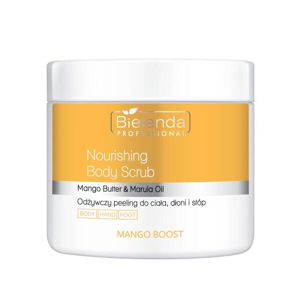 Bielenda Professional Mango Boost Nourishing Body Hand and Foot Scrub 550g