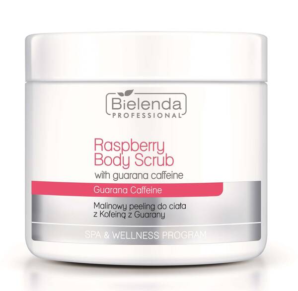 Bielenda Professional Spa & Wellness Program Raspberry Body Peeling with BIO-Caffeine from Guarana 550g