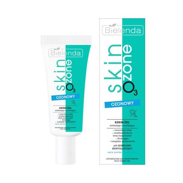 Bielenda Skin O3 Zone Ozone Oxygenating and Moisturising Cream-Gel for Dry and Normal Skin 50ml
