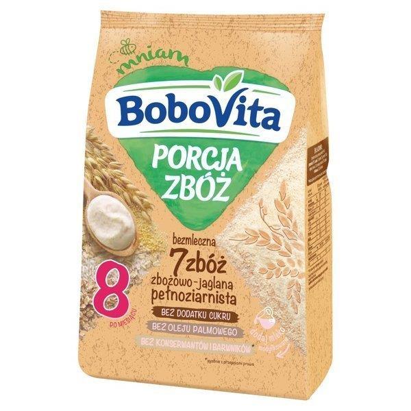 BoboVita Cereal Portion Dairy-Free Porridge 7 Cereals Wholegrain Millet for Babies after 8 Months 170g