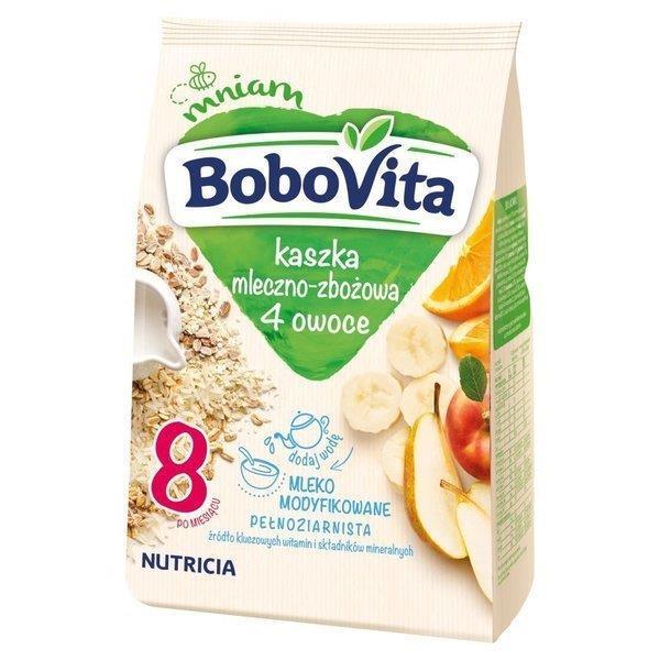 BoboVita Milk-Cereal Porridge 4 Fruits Palm Oil Free after 8th Month 230g