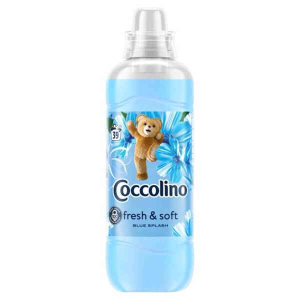 Coccolino Fresh & Soft Blue Splash Fabric Softener with a Fresh Floral Scent 975ml