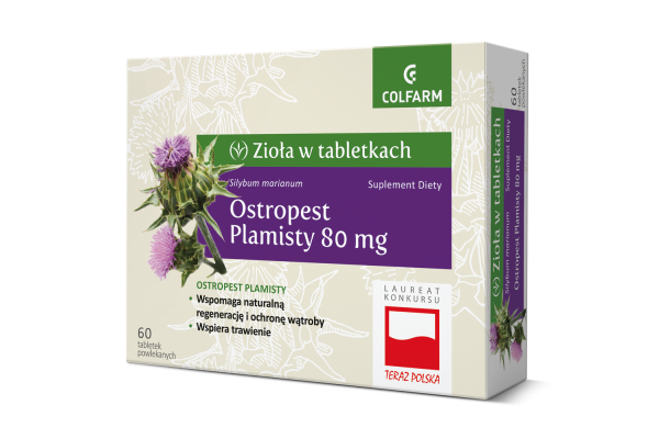 Colfarm Milk Thistle Supports Natural Regeneration and Protection of Liver 30 Tablets