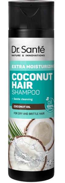 Dr. Sante Coconut Hair Shampoo with Coconut Oil for Dry and Brittle Hair 250ml