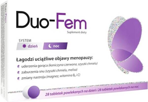 Duo-Fem Eases Troublesome Symptoms of Menopause 28 Tablets + 28 Tablets