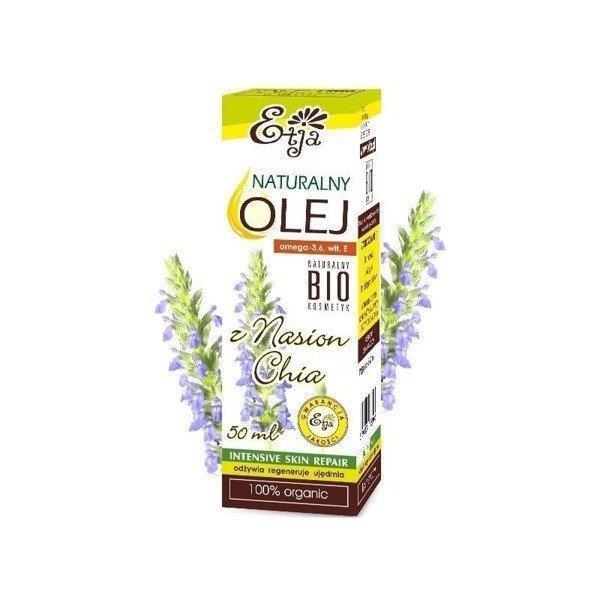 Etja Natural Chia Seed Oil Natural Bio Cosmetic Nourishes Regenerates  50ml
