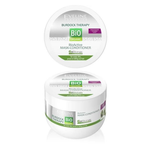 Eveline Bio Organic Mask Conditioner Burdock Therapy for Failling Out Hair 300ml Best Before 15.09.24