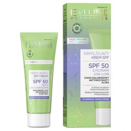 Eveline Face Therapy Professional Moisturizing Face Neck and Neckline Cream SPF50 30ml