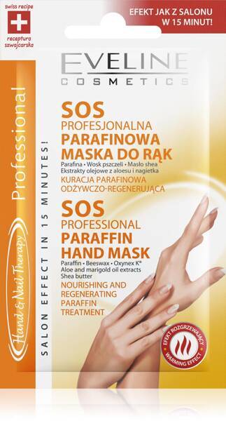 Eveline SOS Professional Paraffin Mask for Hands and Nails 7ml