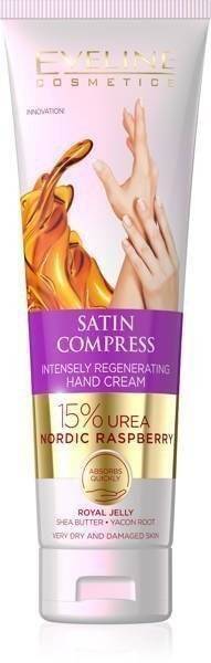 Eveline Satin Compress Cream Hands Intensive Regenerating Urea Shea Butter 100ml