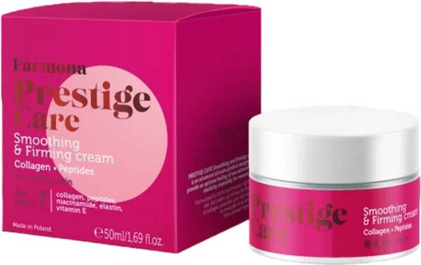 Farmona Prestige Care Smoothing and Firming Cream with Collagen and Peptides for Day and Night for Mature Skin 50ml