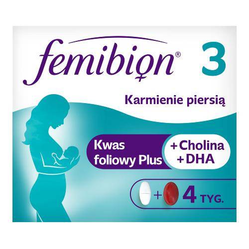 Femibion 3 Breastfeeding Coated Tablets + Soft Capsules 28 Tablets + 28 Capsules Best Before 31.10.24