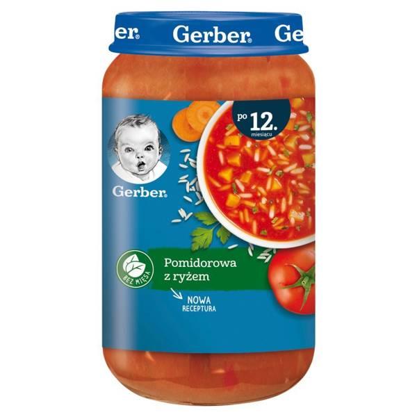 Gerber Danie Tomato Soup with Rice for Children after 12 Months 250g