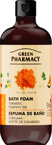 Green Pharmacy Bath Foam Turmeric and Pumpkin Oil 500ml