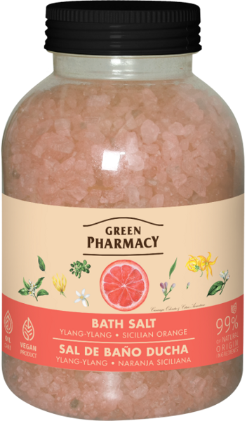 Green Pharmacy Bath Salt Ylang-Ylang and Sicilian Orange 1000g