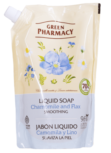 Green Pharmacy Liquid Soap Refill Chamomile 460 ml