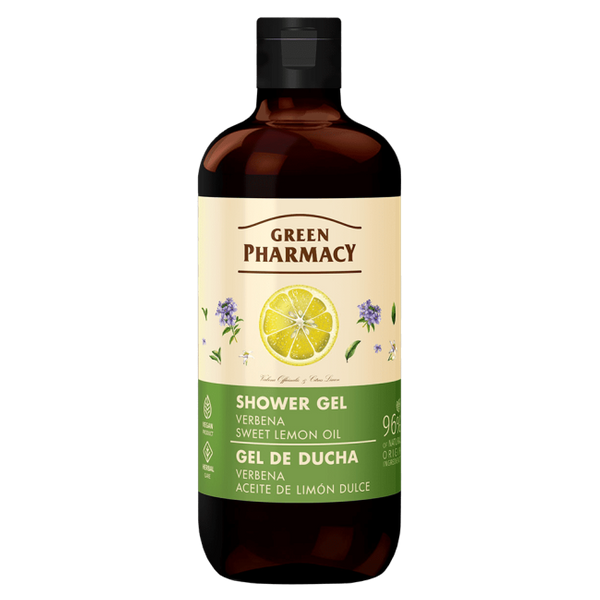 Green Pharmacy Shower Gel Verbena and Sweet Lemon Oil 500ml