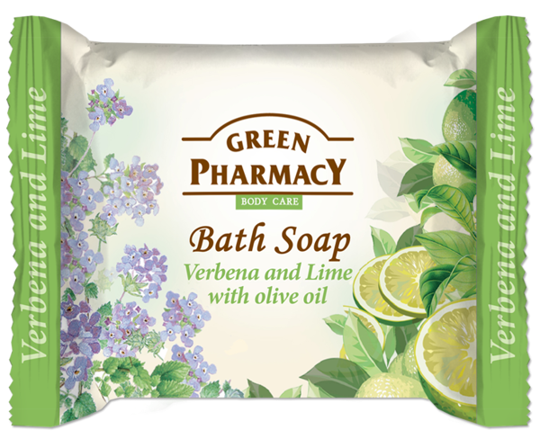 Green Pharmacy Toilet Soap with Extract of Verbena Lime and Olive Oil 100g